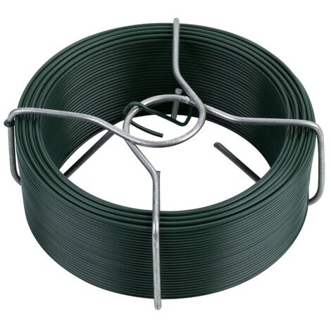 Bobinot de fil plastifié vert n° 3 en rouleau de 50 m - VISO SA