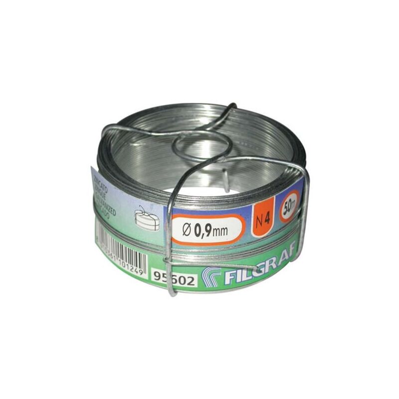 Filgraf N&ordm;8 1.3 Mm X50 M Zinc Plated Wire Argent&eacute;