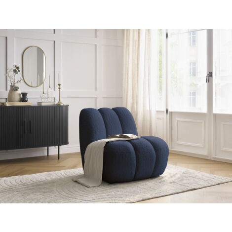 BOBOCHIC - Fauteuil JANISSAIRE Bleu foncé