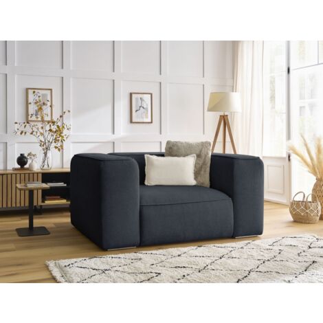 BOBOCHIC - Fauteuil ZEPHYR   Bleu foncé
