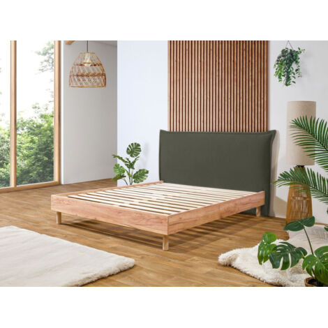 BOBOCHIC - Lit CHARLIE avec lattes massives  160x200 Vert