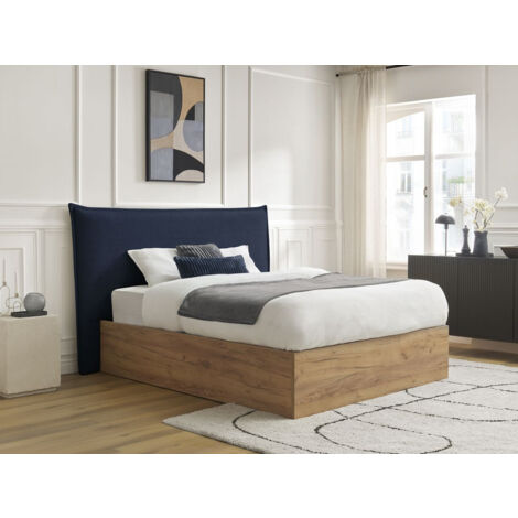BOBOCHIC - Lit coffre CHARLIE  140x190 Bleu