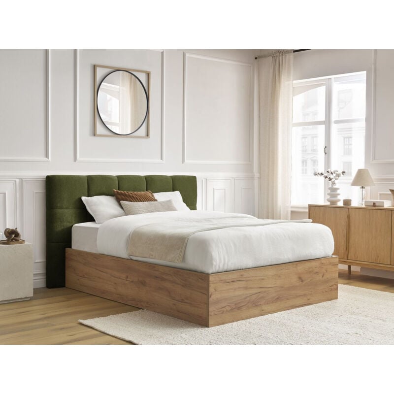 Lit coffre kumo 140x190 Vert - Bobochic