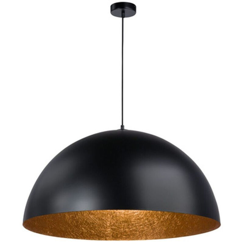BOBOCHIC - Lustre YSOLDE bicolore noir en acier S Orange