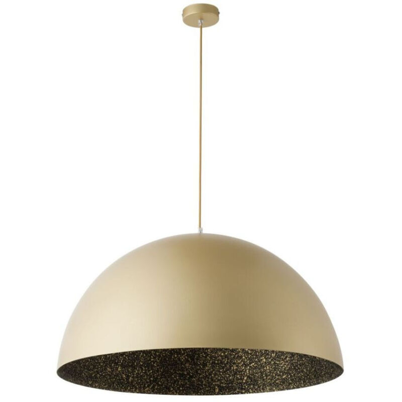 BOBOCHIC - Lustre YSOLDE bicolore or en acier S Noir