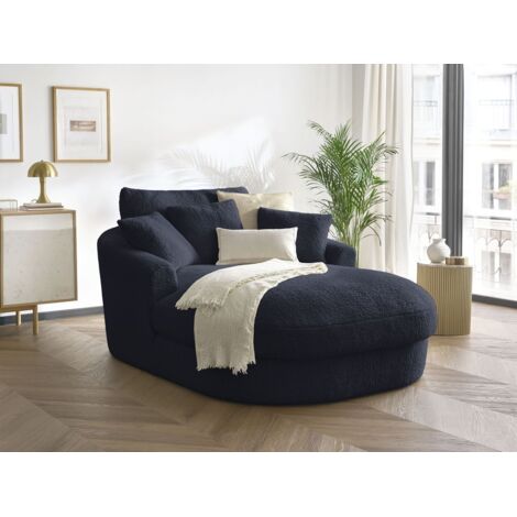 Bobochic – Méridienne BELEM 144x198cm – Tissu bouclette 100% polyester – Garnissage mousse haute densité – Charge max 250kg – Design moderne