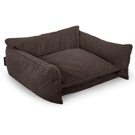 BOBOCHIC - Panier pour chien PLUTO velours côtelé XL (100 cm) Marron
