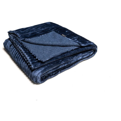 BOBOCHIC - Plaid 140 x 180 cm OSLO   Bleu