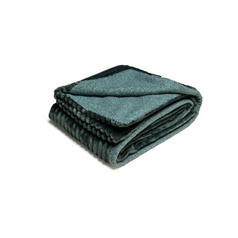 BOBOCHIC - Plaid 140 x 180 cm OSLO   Vert