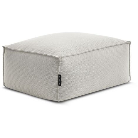 BOBOCHIC - Pouf avec bâche de protection pour canapé de jardin modulable BIARRITZ   Beige