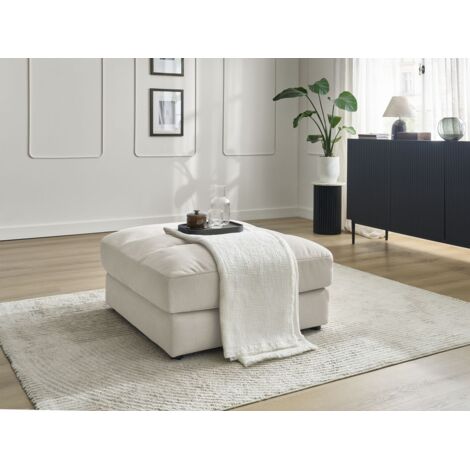 BOBOCHIC - Pouf SIERRA velours Beige