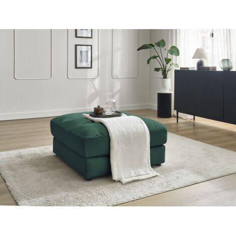 BOBOCHIC - Pouf SIERRA velours   Vert foncé