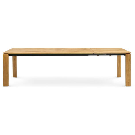 BOBOCHIC - Table à manger extensible HORTENSE chêne massif  200 à 280 cm