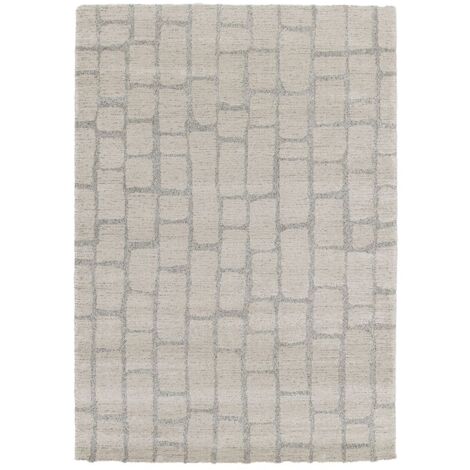 BOBOCHIC - Tapis poil court IKEDA motif abstrait  160x230 Gris foncé