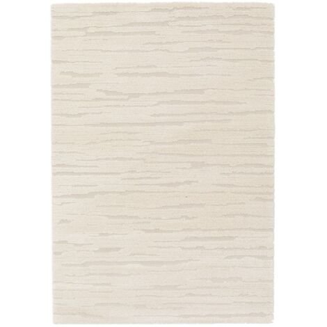 BOBOCHIC - Tapis poil court LORIS motif abstrait  160x230 Beige