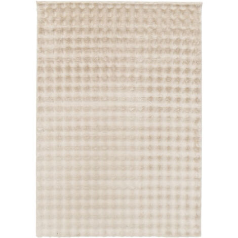 BOBOCHIC - Tapis poil ras BOB uni en relief 3D  160x230