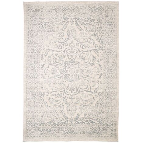 BOBOCHIC - Tapis poil ras HIND motif abstrait  200x290 Bleu
