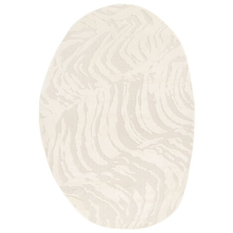 BOBOCHIC - Tapis poils courts ORIAN motif abstrait  160x230 Beige
