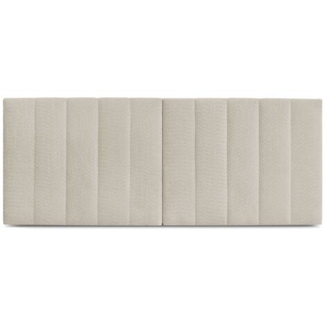 BOBOCHIC - Tête de lit TIMO tissu bouclette  270 Beige
