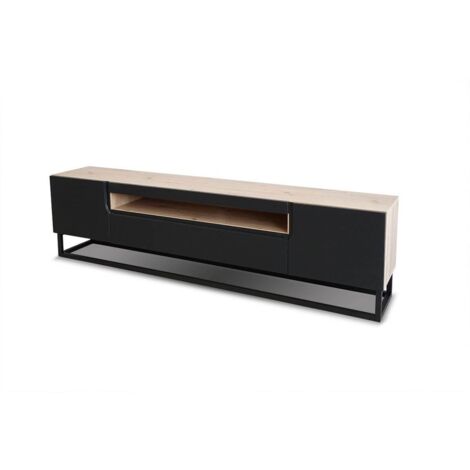 BOBOCHIC XS - Meuble TV 200 cm ELIOTT pieds en métal