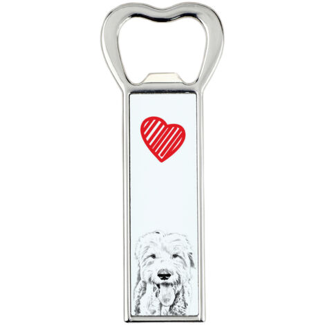 Bobtail - Décapsuleur chien, décapsuleur frigo personnalisé, cadeau homme original par Art-Dog