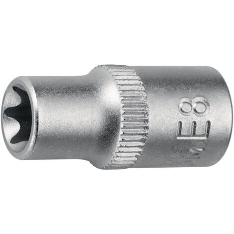 Boca de llave de vaso 1/4 pulg. e e10 longitud 25 mm promat