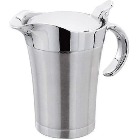 Bocal à sauce à double paroi isolante avec couvercle à charnière (750 ml)