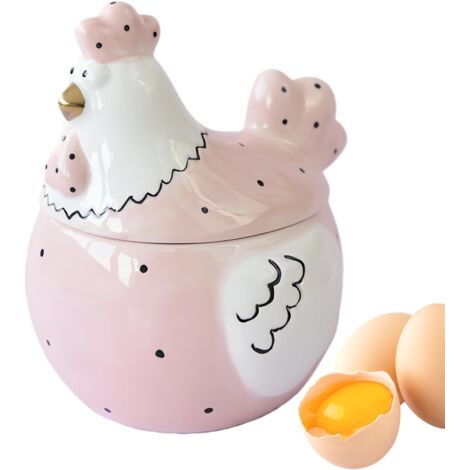 Bocal En Céramique Avec Couvercle - Grande Boîte À Poulet - Récipient Pour
