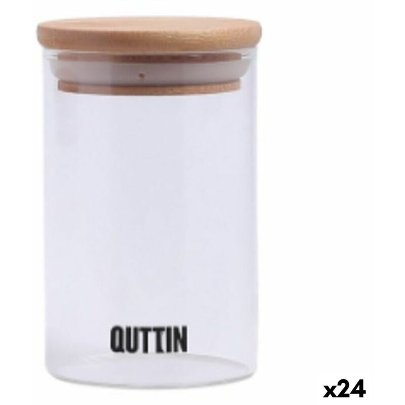Verre transparent Quttin 6.5 x 11 cm silicone 250 ml (24 pièces)