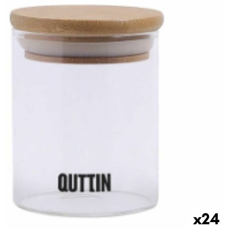 Verre transparent quttin 6.5 x 9 cm silicone 200 ml (24 pièces)