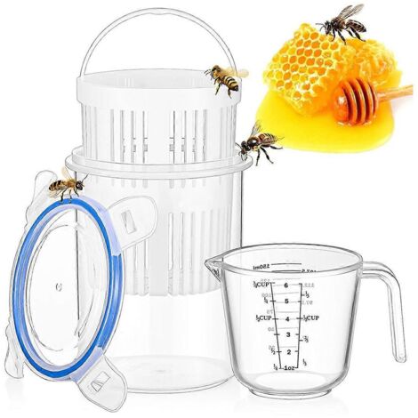 Bocal et gobelet doseur pour la détection du varroa chez les apiculteurs