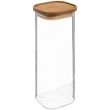 Bocal glas deckel akazie 2l hermet - 5five