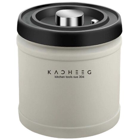 Bocal hermétique sous vide pour grains de café, thé, fruits secs, acier inoxydable 304, boîte de conservation sous vide, 1 pièce.