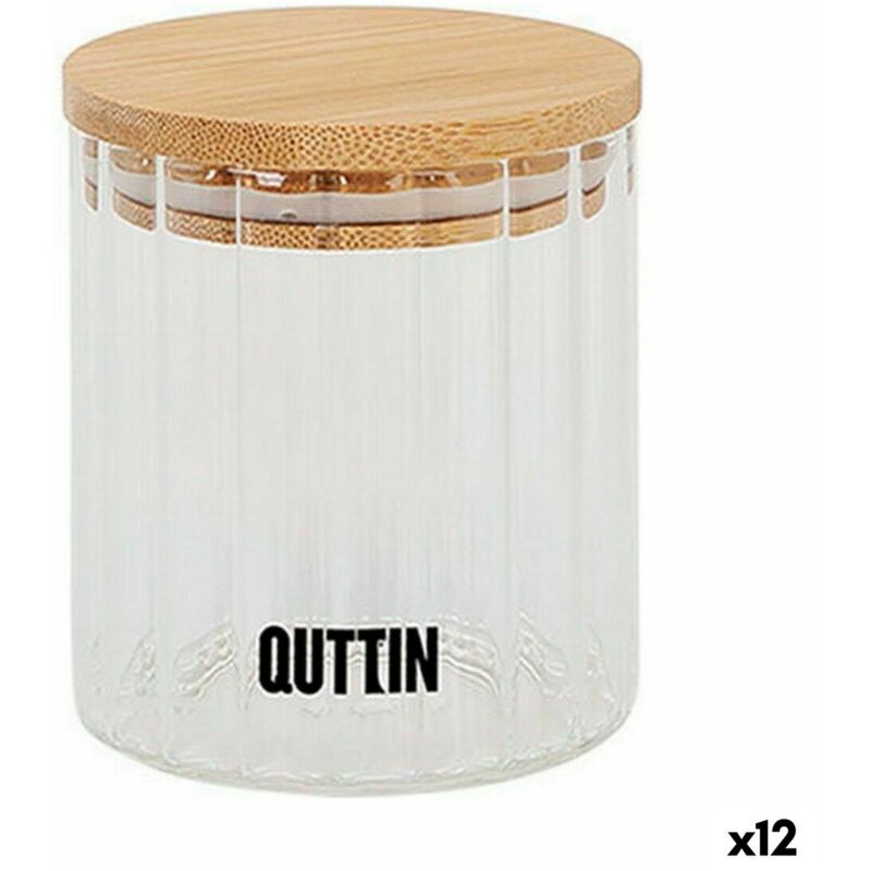 Quttin - Verre borosilicaté bocal 500 ml (12 pièces)