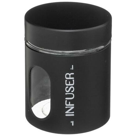 Bocal verre et métal Ublo 0 -6L noir - 5 five simply smart - Noir