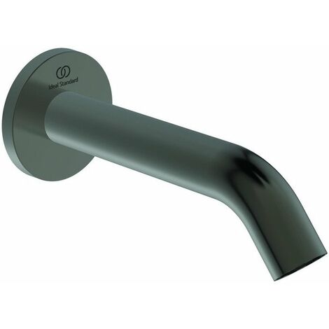 Bocca erogazione parete JOY sporgenza 160 mm magnetica grigia con rosetta tonda IDEAL STANDARD