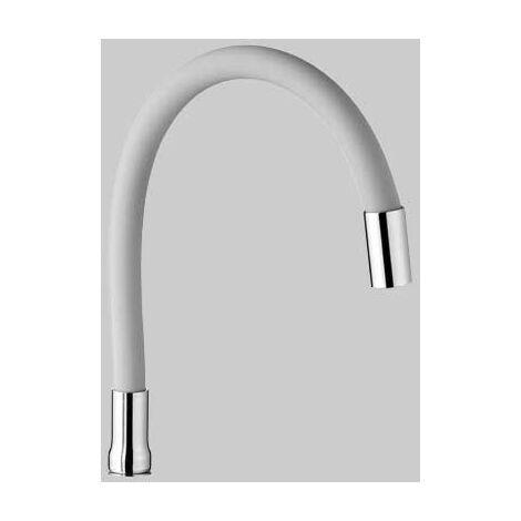 BOCCA IN GOMMA PER MONOCOMANDO LAVELLO MALDIVE  Cromo  Bianco     CARDINALE