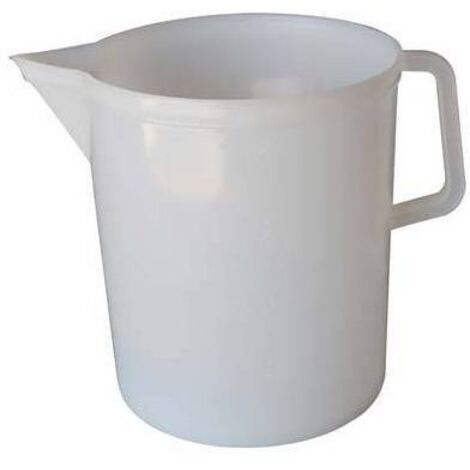 BOCCALE GRADUATO STEFANPLAST - PP BIANCO LT 5 - 5 pezzi