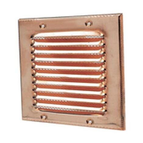 BOCCHETTA AERAZIONE RAME QUADRA - MM 140X140- 2 pezzi
