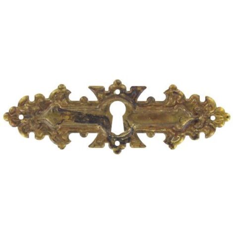 BOCCHETTA ANTICH. ART.30692 MM.114X38 OTTONE 25 PZ