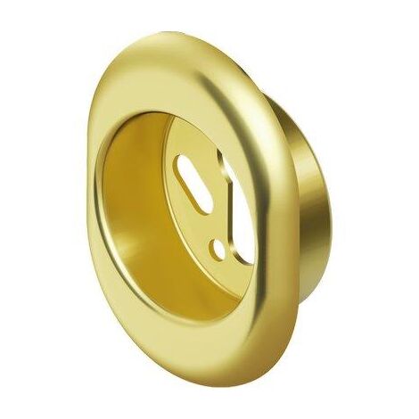 BOCCHETTA ANTISTRAPPO DEFENDER MRM500 DISEC  OTTONE LUCIDO I.MM 38/31 D.MM 50 H.MM 15