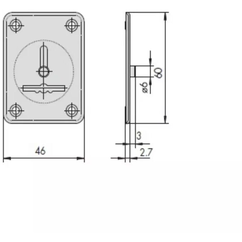 Cisa - bocchetta 06081-00-0 ott.doppia mappa