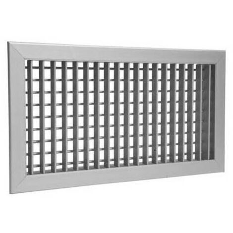 BOCCHETTA DI MANDATA AD ALETTE ORIENTABILI Misura: All. Bianco Opaco mm 200 x 150