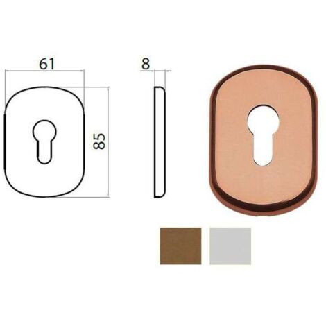 Bocchetta Ghibli Alluminio argentato 62X86 Yale
