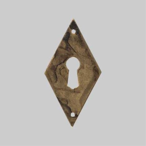 Bocchetta per mobili '30667' verticale 25x49 mm - ottone antico METAL GROUP