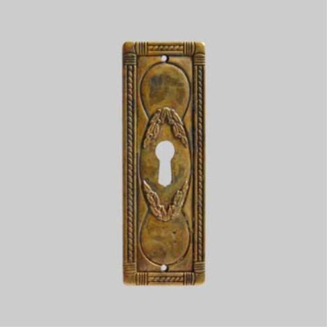 Bocchetta per mobili '5038/a6' verticale 34x96 mm - patinato antico GIUSTI