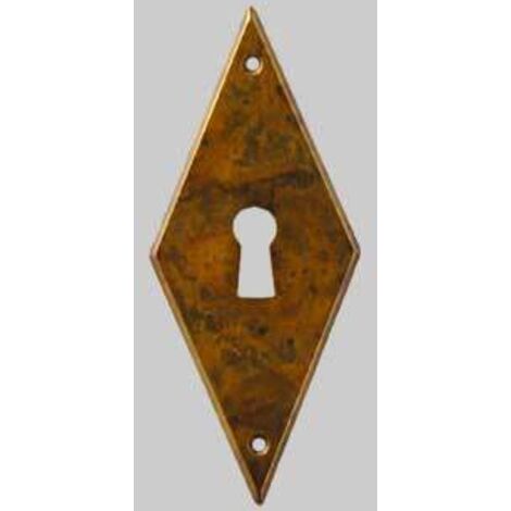 Bocchetta per mobili 8044/8039 verticale 35x85 mm - patinato antico