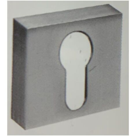 BOCCHETTA QUADRATA FORO YALE CROMO
