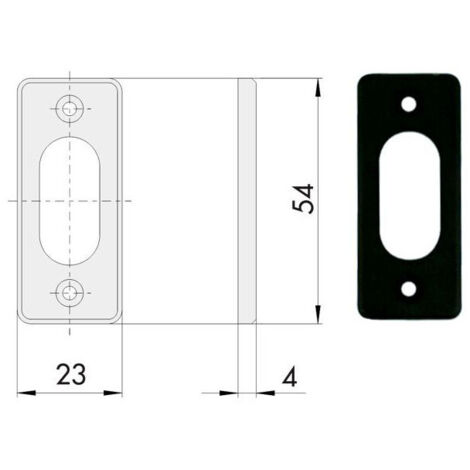 Bocchetta Rettangolare 06027-01-0 Cisa