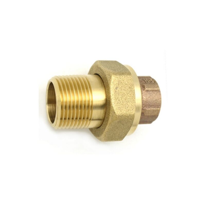 Bocchettone bronzo 3 pezzi m. a saldare 1/2 x 14 Frabo